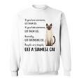 Siamese Apparel Get A Siamese Kitten Cat Sweatshirt