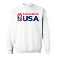 Gymnastics Usa Support The Team Usa Flag Sweatshirt