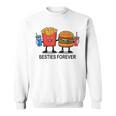 Hamburger French Fries Soda Bff Matching Best Friends Sweatshirt