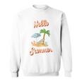 Hello Summer – Mit Sand Meer Sonnenschirm Und Palmenstimmung Sweatshirt