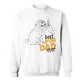 Herren Bester Mops Papa Ever Mops Kleidung Für Männer Mops Papa Raglan Sweatshirt