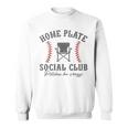 Home Plate Social Club Pitches Be Crazy Baseball Sweatshirt