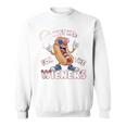 I'm Just Here For The Weiners 4Th Of July Patriotic Hot Dog Sweatshirt