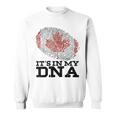 It's In My Dna Canadian Canada Flag Hockey Fan Sweatshirt