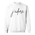 J'adore French Words Sweatshirt