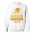 Kinder Ich Werde Ein Großer Bruder 2024 Lion Big Brother 2024 Sweatshirt