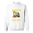 Kinder Mini Bauleiter Ich Passe Auf Dass Papa Nicht Pfuscht Bauherr Sweatshirt