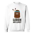 Leben Am Limit Schaumkiss Schokokiss Indian Gray S Sweatshirt