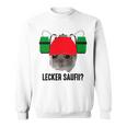 Lecker Saufii Bierchen X Sad Hamster Meme Bier Bierhelm Sweatshirt