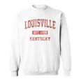 Louisville Kentucky Ky Vintage Athletic Sports Sweatshirt