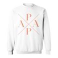 Lustiger Papa Est 1960 Papa Seit 1960 Papa 1960 Sweatshirt