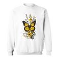 Mariposa Amarilla Primavera Hermosas Mariposas Oruga Camisa de entrenamiento