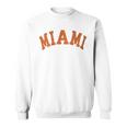 Miami Florida Retro Vintage Weathered Sweatshirt Miami Florida Retro Vintage Weathered Sweatshirt