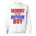 Mommy Of The Birthday Spider Web Boy Family Matching Sweatshirt