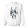 Ny New York City Nyc Manhattan Skylines Buildings Sweatshirt