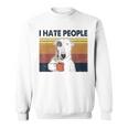 Odio A La Gente Bull Terrier Odio Retrointage Camisa de entrenamiento