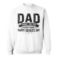 Papa Danke Für Alles Alles Gute Zumatertag Sohn Sweatshirt