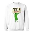 Pickle Squad Green Pickle Illustration Sweatshirt