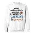 Powered By Caffeine & Prayer Sweatshirt