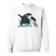 Regalo De Ballena Asesina Saltando Orca Sin Mangas Camisa de entrenamiento