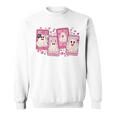 Retro Will You Be My Boo Cute Ghost Valentines Day Be My Boo Sweatshirt