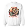 Rückenprint Samurai-Drachenkrieger Japanischer Ninja Kawaii Sweatshirt