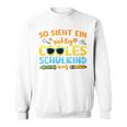 So Sieht Ein Richtig Cooles Schulkind Sweatshirt, Spaßiges Design