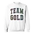 Sports Team Gold Field Day Go Spirit Summer Camp Game 2024 Sweatshirt