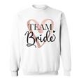 Team Braut Junggesellenabschied Dezent Herz Jga Bride To Be Sweatshirt