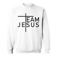 Team Jesus Cross Religion Jesus Believe Sweatshirt