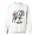 Tigre Colorido Arte Zoo Animal Tigre Camisa de entrenamiento