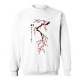 Tokyo Japanese Cherry Blossoms Print Sweatshirt