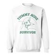 Tummy Ache Survivor Rabbit Meme Bunny Lover Sweatshirt