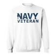 United States Navy Veteran Faded Grunge Sweatshirt