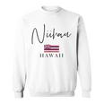 Usa Flag Vacation Island Niihau Sweatshirt