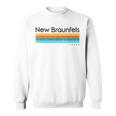 Vintage New Braunfels Tx Texas Usa Retro Sweatshirt