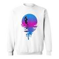 Vintage Retro Sunset Wakeboard Sweatshirt