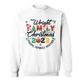Wright Family Name Christmas Matching Surname Xmas Sweatshirt