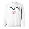 Zum Papa Befördert 2024 Neuer Papaatertag Baby Neuer Papa Sweatshirt