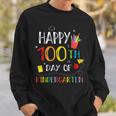 100 Days Of Kindergarten Happy 100Th Day Of School Teachers Sweatshirt Gifts for Him