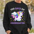 100 Days Of Kindergarten Unicorn Girls 100 Days Of School Sweatshirt Gifts for Him