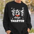 101 Days Smarter Dog Happy 101 Days School Student Teacher Sweatshirt Gifts for Him