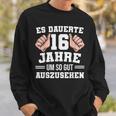 16 Birthday Slogan Sweatshirt Geschenke für Ihn