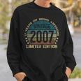 17Th Birthday 17 Year Old Vintage 2007 Limited Edition Sweatshirt Gifts for Him