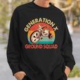 1965-1980 Generation Gen X Generation X Ground Squad Sweatshirt Gifts for Him