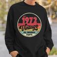 1972 VintageBirthday Retro Style Sweatshirt Gifts for Him