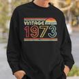1973 VintageBirthday Retro Style Sweatshirt Gifts for Him