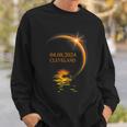 2024 Solar Eclipse Cleveland Ohio Usa Totality Sweatshirt Gifts for Him