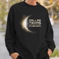 2024 Solar Eclipse Dallas Texas Souvenir Totality Sweatshirt Gifts for Him
