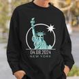 2024 Solar Eclipse New York Totality 04 08 24 Total Sweatshirt Gifts for Him